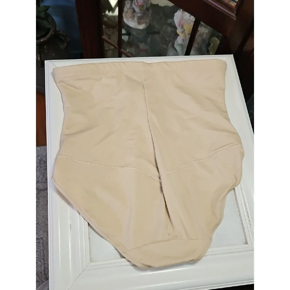 NWT Maidenform Nude High-Waist Shapewear Briefs Size XL